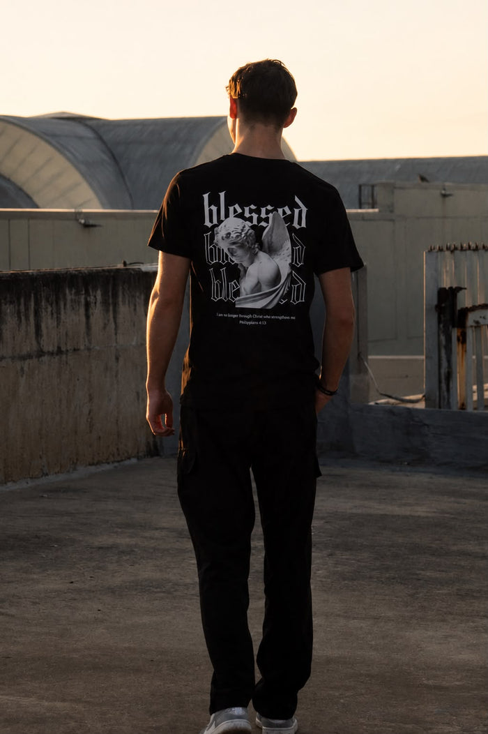 Angel Black Tee